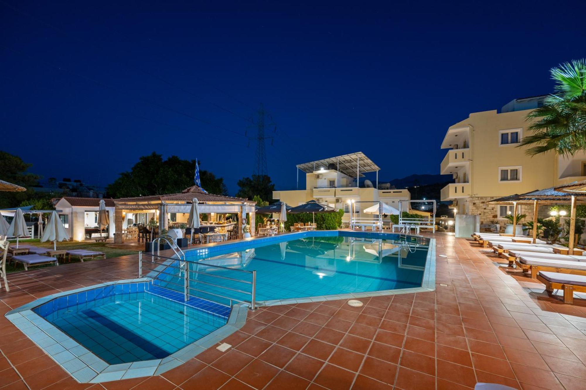 Nikos Apartments Stalida Exterior foto