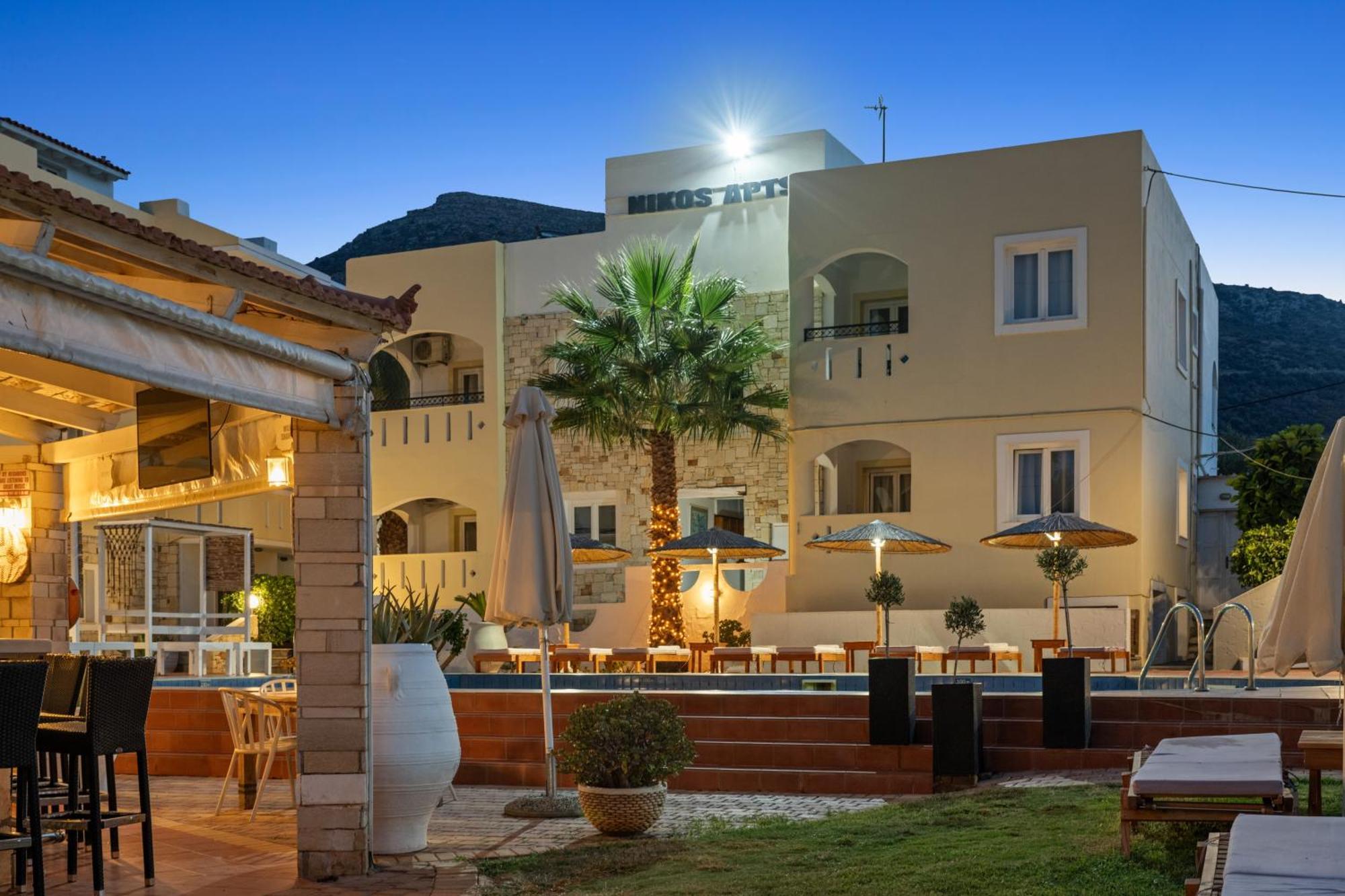 Nikos Apartments Stalida Exterior foto